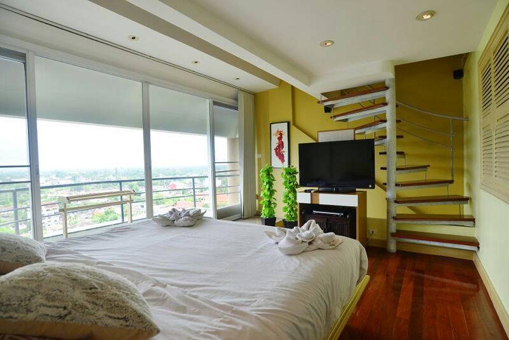 Ferienwohnung Penthouse Galare Thong Tower Chiang Mai Zimmer foto
